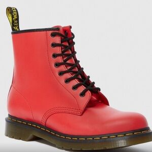 DR MARTENS 1/8 SMOOTH LEATHER LACE-UP BOOTS 1460 SIZE 13